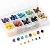 285Pcs 10 Style Natural & Synthetic Gemstone Beads G-LS0001-07-2