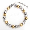 Simple Fashion Round Stainless Steel Beaded Bracelets for Women UG2742-19-1