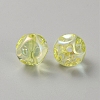 Plating Acrylic Beads LS-OACR-WH20006-01F-2