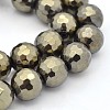 Round Non-magnetic Synthetic Hematite Beads Strands G-D617-6mm-28-1