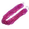 Baking Paint Transparent Glass Beads Strands LS-DGLA-A035-T10mm-A03-2