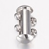 Tarnish Resistant 304 Stainless Steel Slide Lock Clasps LS-STAS-G071-51P-1