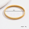 Minimalist Matte Metal Circle Bracelet for Women VO2183-1