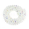 Transparent Glass Beads Strands X-EGLA-N016-6mm-06-2