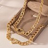 Heart Alloy Chain Necklaces & Link Bracelets Sets FS-WG6E79C-01-1