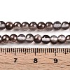 Baking Paint Transparent Glass Beads Strands DGLA-N011-4mm-09-4