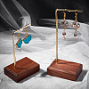 Fingerinspire 2 Pcs 2 Styles Iron Earring Display Stands EDIS-FG0001-35-6