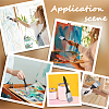 1Pc Silicone Brushes with Wooden Handle AJEW-GF0012-92B-5