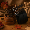 2Pcs 2 Colors Punk Rock Style PU Leather Cord Bracelets BJEW-GO0001-14-4