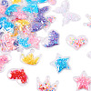 40Pcs 20 Style Crown/Star/Heart/Bowknot Plastic Cabochons KY-TA0001-27-2