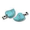 Synthetic Turquoise Pendants G-B127-11P-04-2