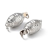 Rack Plating Brass Box Clasps LS-KK-G448-10P-3