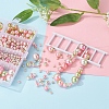 497Pcs 5 Style Rainbow ABS Plastic Imitation Pearl Beads OACR-YW0001-09C-8