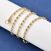 2.5MM Brass Oval Link Chain Necklaces NJEW-M108-20G-5