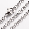 Non-Tarnish 304 Stainless Steel Necklace LS-MAK-K004-10P-2