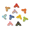 Baking Paint Acrylic Pendants OACR-CJC0005-06-8