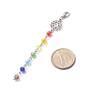 Chakra Theme Sun Catcher Pendant Decorations HJEW-JM00669-2