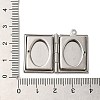 Non-Tarnish 304 Stainless Steel Locket Pendants STAS-Q300-01E-P-3