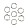 Tarnish Resistant 304 Stainless Steel Open Jump Rings STAS-M008-04B-1