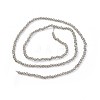 Transparent Glass Beads Strands GLAA-F094-A05-2