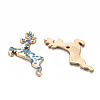 Alloy Enamel Pendants ENAM-N055-017A-01-NR-3