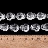 Transparent Glass Beads Strands DGLA-N021-02A-11-4