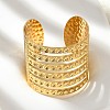 304 Stainless Steel Cuff Bangles for Women BJEW-Z096-06G-3
