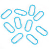 10Pcs Alloy Spring Gate Rings FIND-TA0009-25A-2