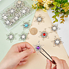 AHADERMAKER DIY Flower Pendant Making Kit DIY-GA0004-70-3