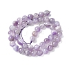Natural Amethyst Beads Strands G-M445-8MM-01C-5