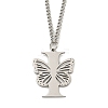 201 Stainless Steel Necklaces NJEW-Q336-01I-P-1