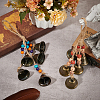 Iron Bell Wind Chime HJEW-AB00729-4