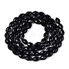 Opaque Solid Color Glass Beads Strands GLAA-N071-01A-C12-2