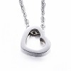 304 Stainless Steel Pendant Necklaces NJEW-G287-15P-2