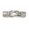 304 Stainless Steel Knot Connector Charms STAS-Z147-10P-1