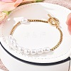 304 Stainless Steel Cardano Chains Braclets for Women BJEW-C089-10G-2