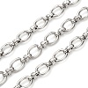 304 Stainless Steel Oval Link Chains CHS-S012-08P-1