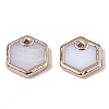 Natural Freshwater Shell Charms X-SHEL-S276-76-2