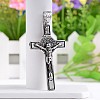 Crucifix Cross 304 Stainless Steel Big Pendants STAS-M206-96AS-1