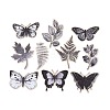 20Pcs 10 Styles Paper Self-Adhesive Stickers STIC-P011-D03-1