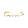 Brass Brooch Findings KK-I364-37G-1