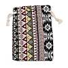 Ethnic Printed Polycotton Drawstring Storage Bags FB-CBA307F-01D-1