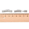 Tarnish Resistant Column 304 Stainless Steel Matte Bayonet Necklace Clasps LS-STAS-I013-4mm-A-4