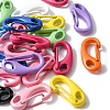 20Pcs Spray Painted Alloy Push Gate Snap Keychain Clasp Findings FIND-YW0001-74-2