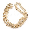 Electroplate Transparent Glass Beads Strands X1-EGLA-P052-02A-PL02-2