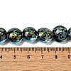 Handmade Dichroic Foil Glass Beads Strands DICH-U001-11A-4