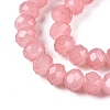 Baking Paint Imitation Jade Glass Bead Strands LS-DGLA-A034-J4MM-A31-3