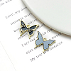 Butterfly Platinum Alloy & Resin Pendants PW-WG34E84-07-1