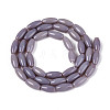 Opaque Glass Beads Strands GLAA-T028-15P-01-2