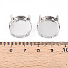 201 Stainless Steel Sew on Prong Settings STAS-T032-01-18mm-P-3